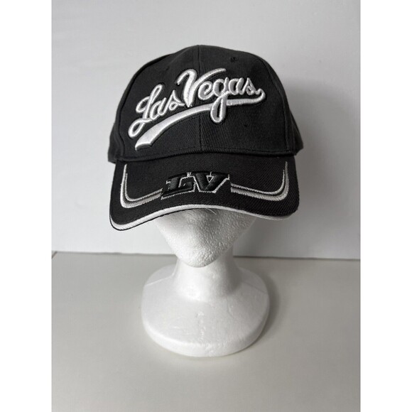 Las Vegas Baseball Cap Gray & White Adjustable Hat - Picture 1 of 7